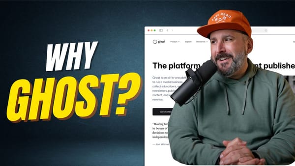 Why Ghost is Great for A Podcast Website
